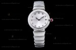 Bvlgari LVCEA Series SS/SS Wht ZLO Diams Quartz 102514 LUW23C6GDG/12