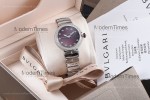 Bvlgari LVCEA Series SS/SS Bro ZLO Diams Quartz 102514 LUW23C6GDG/12