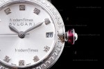 Bvlgari LVCEA Series SS/SS Wht ZLO Diams Quartz 102381 LUW33C6GDGD1D/11