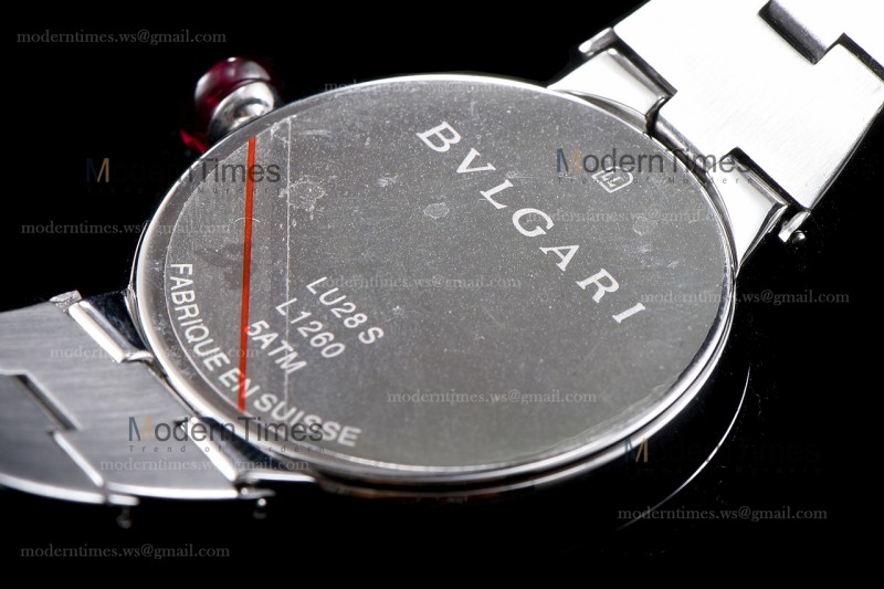 Bvlgari LVCEA Series SS/SS Wht ZLO Diams Quartz 102381 LUW33C6GDGD1D/11