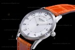 Hermes Slim D Series SS/LE BVF Wht/Bro Quartz 