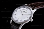 Hermes Slim D Series SS/LE BVF Wht/Blk Quartz 