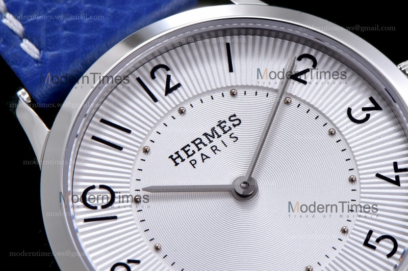 Hermes Slim D Series SS/LE BVF Wht/Blu Quartz 