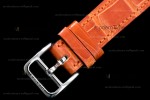 Hermes Slim D Series SS/LE BVF Wht/Bro Quartz 