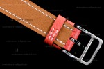 Hermes Slim D Series SS/LE BVF Wht/Red Quartz 