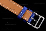Hermes Slim D Series SS/LE BVF Wht/Blu Diams Quartz 