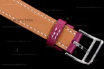 Hermes Slim D Series SS/LE BVF Wht/Red Quartz 