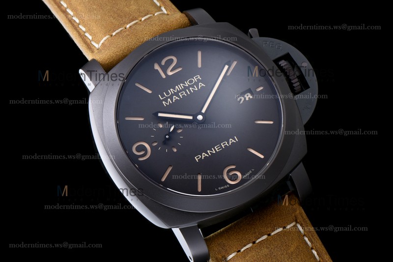 Panerai Luminor 1950 Series Cer/LE Blk/Bro VSF P.9001 Automatic PAM00386