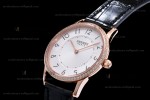 Hermes Slim D Series RG/LE BVF Wht/Blk Diams Quartz 