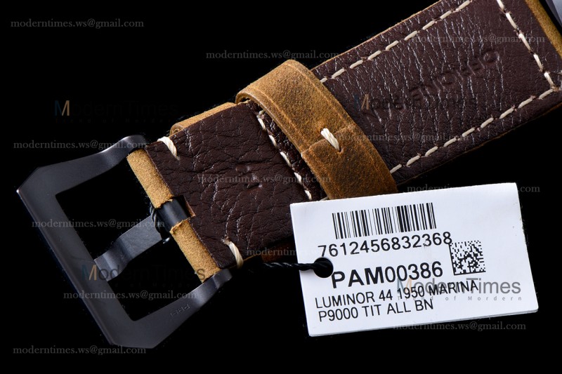 Panerai Luminor 1950 Series Cer/LE Blk/Bro VSF P.9001 Automatic PAM00386