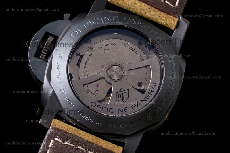 Panerai Luminor 1950 Series Cer/LE Blk/Bro VSF P.9001 Automatic PAM00386