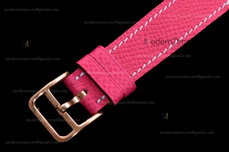 Hermes Slim D Series RG/LE BVF Wht/Pin Quartz 