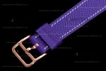 Hermes Slim D Series RG/LE BVF Wht/Per Quartz 