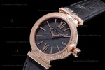 Bvlgari LVCEA Series RG/LE Blk/Blk Diams BVF Automatic 