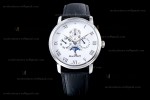 Blancpain Villeret SS/LE Wht/Blk Sapphire ZBF Automatic 6659-3431-55B
