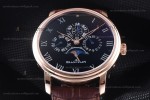 Blancpain Villeret RG/LE Blk/Bro Sapphire ZBF Automatic 6659-3631-58B