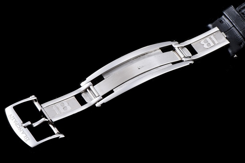 Blancpain Villeret SS/LE Blk/Blk Sapphire ZBF Automatic 6659-3431-55B