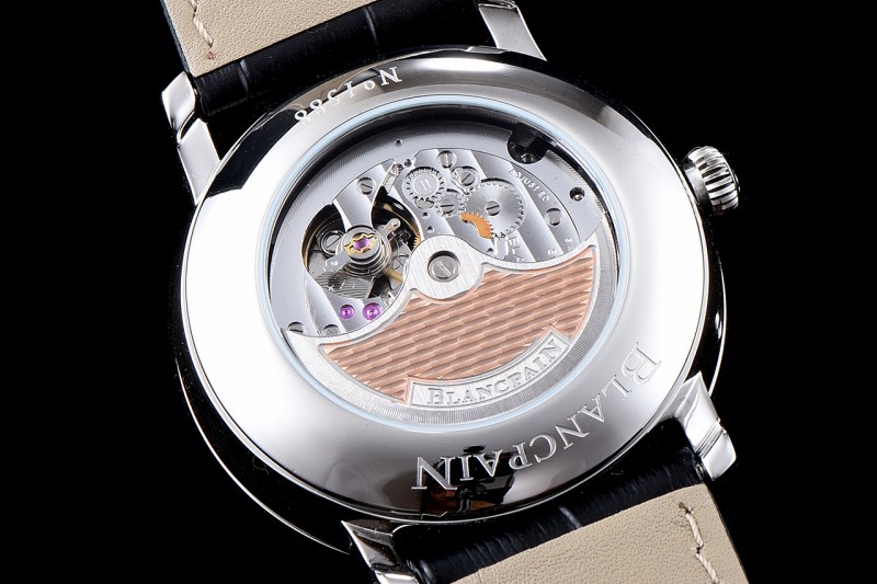 Blancpain Villeret SS/LE Blk/Blk Sapphire ZBF Automatic 6659-3431-55B