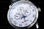 Blancpain Villeret SS/LE Wht/Blk Sapphire ZBF Automatic 6659-3431-55B