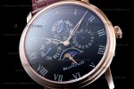 Blancpain Villeret RG/LE Blk/Bro Sapphire ZBF Automatic 6659-3631-58B