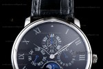 Blancpain Villeret SS/LE Blk/Blk Sapphire ZBF Automatic 6659-3431-55B
