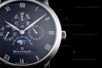 Blancpain Villeret SS/LE Blk/Blk Sapphire ZBF Automatic 6057-1542-55B