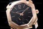 Bvlgari OCTO Series RG/LE Blk/Blk EMO Automatic 