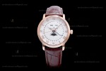 Blancpain Villeret RG/LE Wht/Bro Sapphire ZBF Automatic 6654-3642-55B