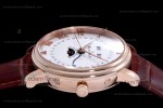 Blancpain Villeret RG/LE Wht/Bro Sapphire ZBF Automatic 6664-3642-55B
