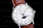 Blancpain Villeret SS/LE Wht/BroSapphire OMF Automatic 6654A-1127-55B