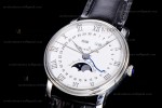 Blancpain Villeret SS/LE Wht/Blk Sapphire OMF Automatic 6654A-1127-55B
