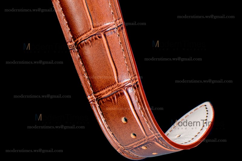 Blancpain Villeret SS/LE Wht/BroSapphire OMF Automatic 6654A-1127-55B