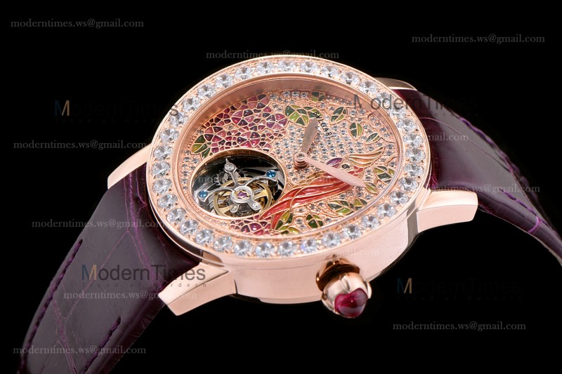 Bvlgari Bvlgari Series RG/LE Diams Red/PP Tourbillon TFF Automatic 102165 BBLP37PDGDLTB