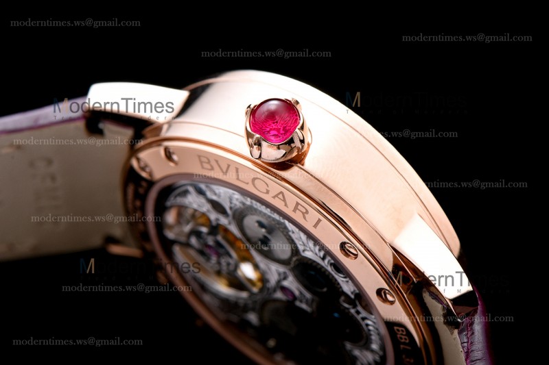 Bvlgari Bvlgari Series RG/LE Diams Red/PP Tourbillon TFF Automatic 102165 BBLP37PDGDLTB