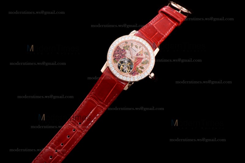 Bvlgari Bvlgari Series RG/LE Diams Red/Red Tourbillon TFF Automatic 102165 BBLP37PDGDLTB