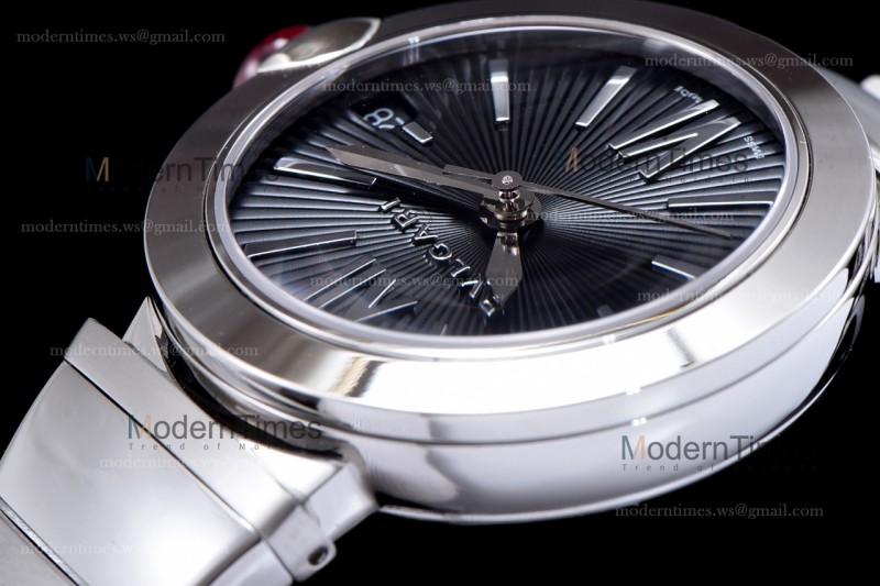 Bvlgari LVCEA Series SS/SS Blk BVF Automatic/Quartz 102195 LU28C6SSD