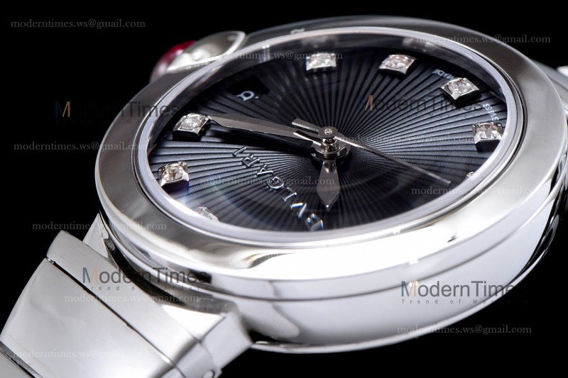Bvlgari LVCEA Series SS/SS Blk BVF Automatic/Quartz 102195 LU28C6SSD