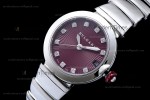 Bvlgari LVCEA Series SS/SS Red BVF Automatic/Quartz 102199 LU33WSSD/11