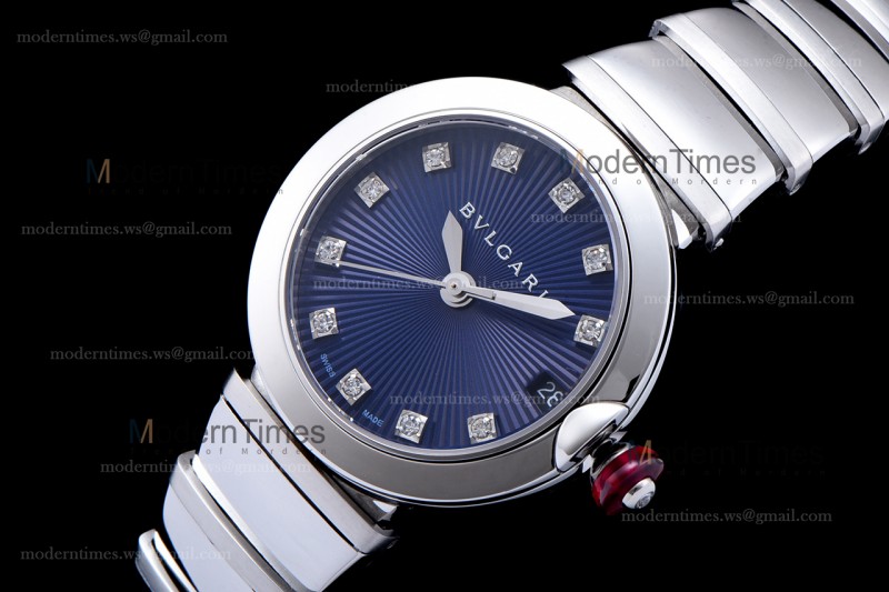 Bvlgari LVCEA Series SS/SS Blu BVF Automatic/Quartz 102199 LU33WSSD/11