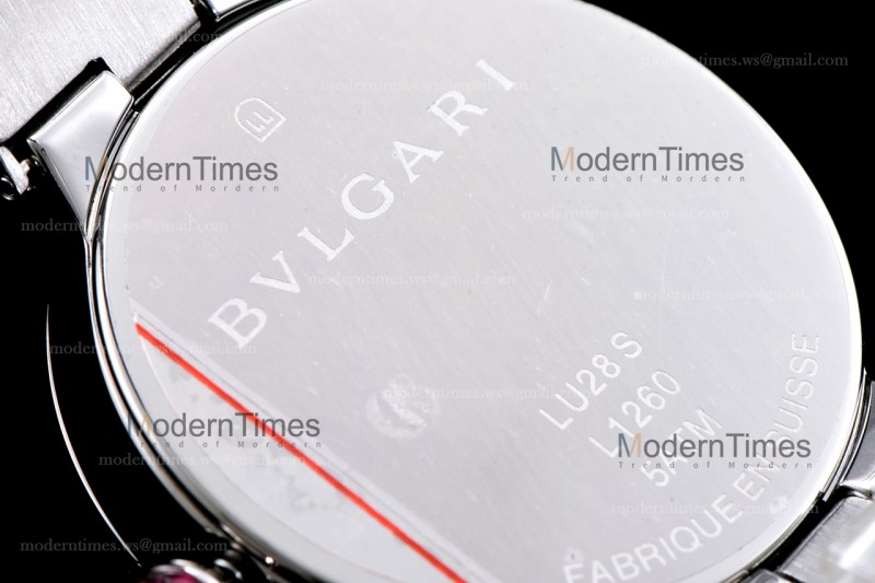 Bvlgari LVCEA Series Diams SS/SS Wht BVF Automatic/Quartz 102195 LU28C6SSD