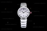Bvlgari LVCEA Series Diams SS/SS Wht BVF Automatic/Quartz 102195 LU28C6SSD