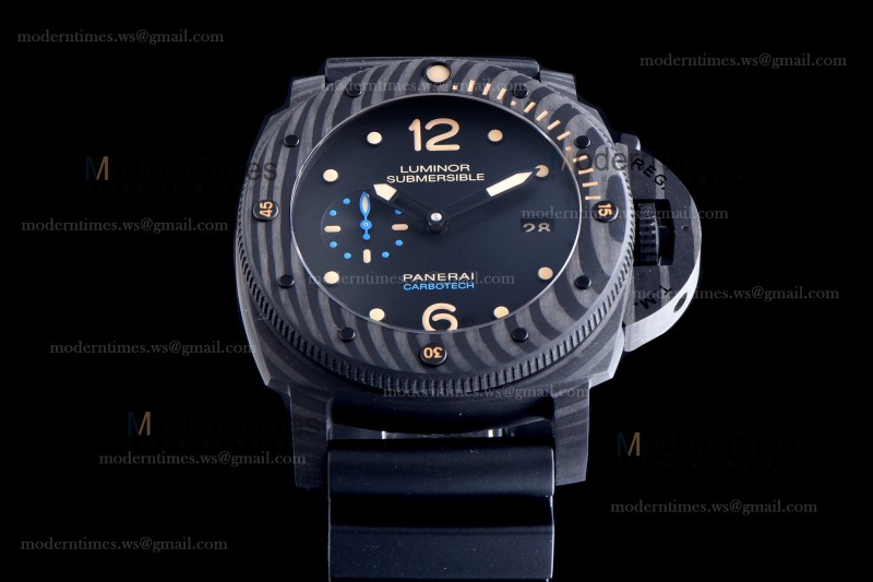 Panerai Luminor 1950 Series CF/RU Blk/Blk VSF Automatic PAM00616