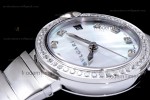 Bvlgari LVCEA Series Diams SS/SS Wht BVF Automatic/Quartz 102195 LU28C6SSD