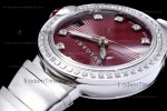 Bvlgari LVCEA Series Diams SS/SS Red BVF Automatic/Quartz 102195 LU28C6SSD