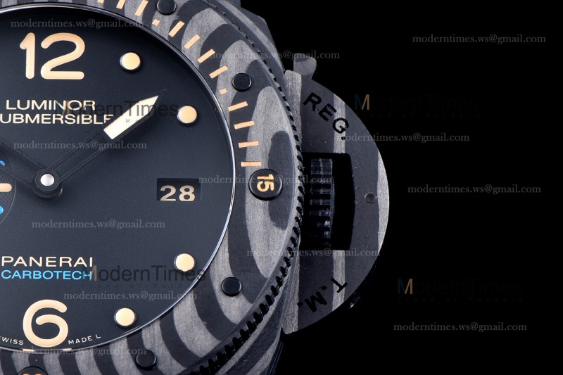 Panerai Luminor 1950 Series CF/RU Blk/Blk VSF Automatic PAM00616