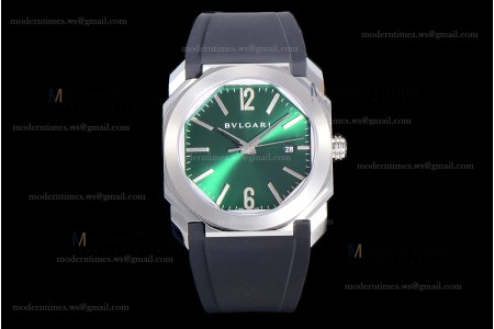 Bvlgari OCTO Series SS/RU Blk/Gre BVF Automatic 102429 BGO38C3SLD