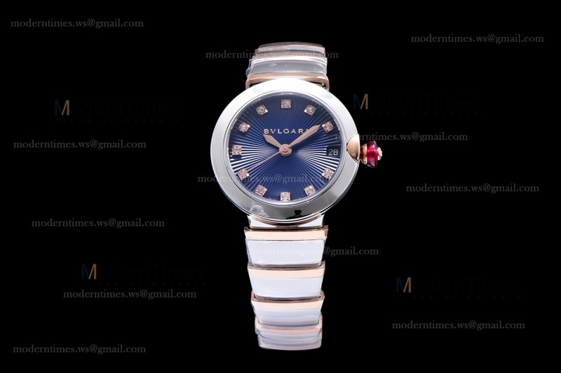 Bvlgari LVCEA Series RG/RG TT Blu BVF Automatic/Quartz 102198 LU33WSPGSPGD/11