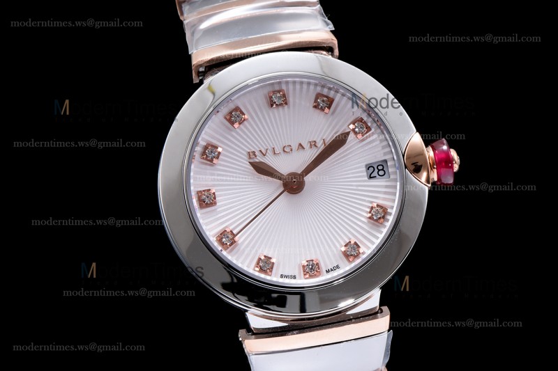 Bvlgari LVCEA Series RG/RG TT Wht BVF Automatic/Quartz 102197 LU33C6SSPGD