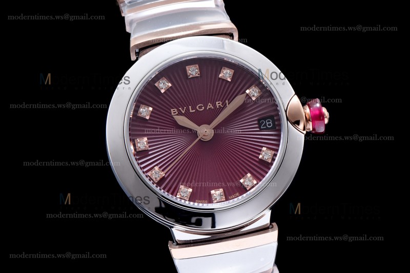 Bvlgari LVCEA Series RG/RG TT Red BVF Automatic/Quartz 102198 LU33WSPGSPGD/11