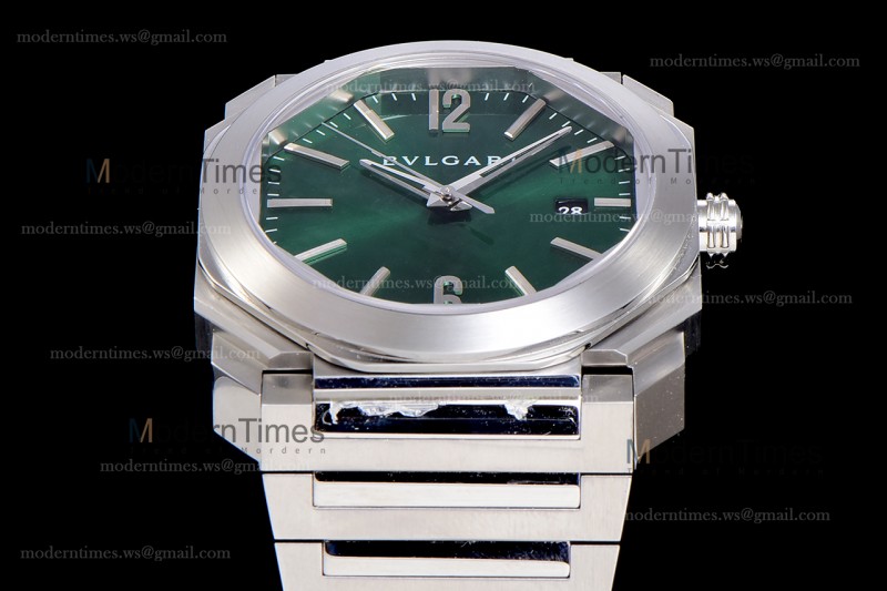 Bvlgari OCTO Series SS/SS Gre BVF Automatic 102031 102105 BGO38C3SSD